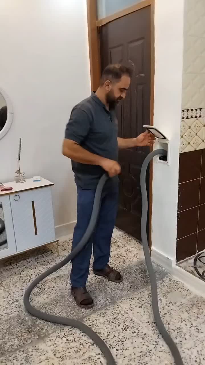 جارو برقی مرکزی(جارو مرکزی)|جاروبرقی، جارو شارژی، بخارشو|شوش, |دیوار