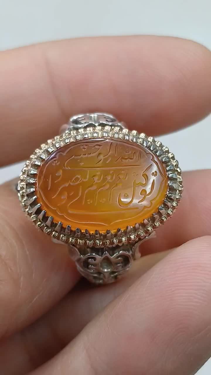 انگشتر فدیوم استاد بزرگ محمد کاوه|جواهرات|قزوین, |دیوار