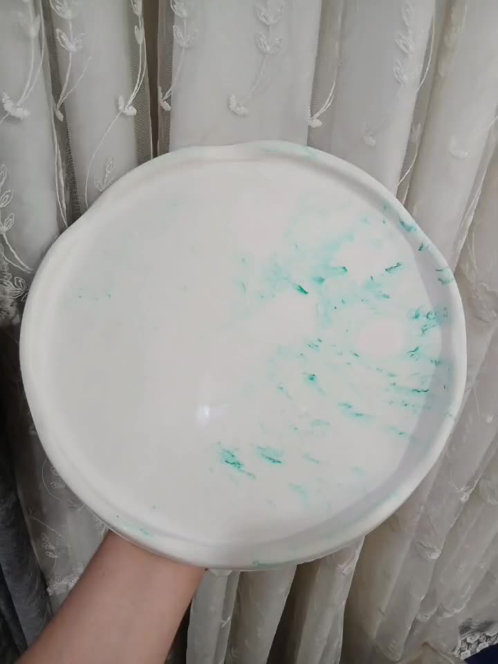 سینی گرد لبه دار|ظروف سرو و پذیرایی|گتوند, |دیوار