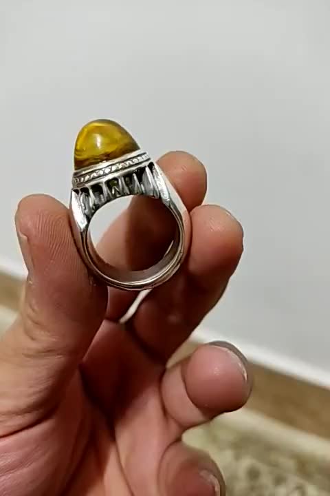 انگشتر نقره عقیق شرف شمس|جواهرات|بوکان, |دیوار