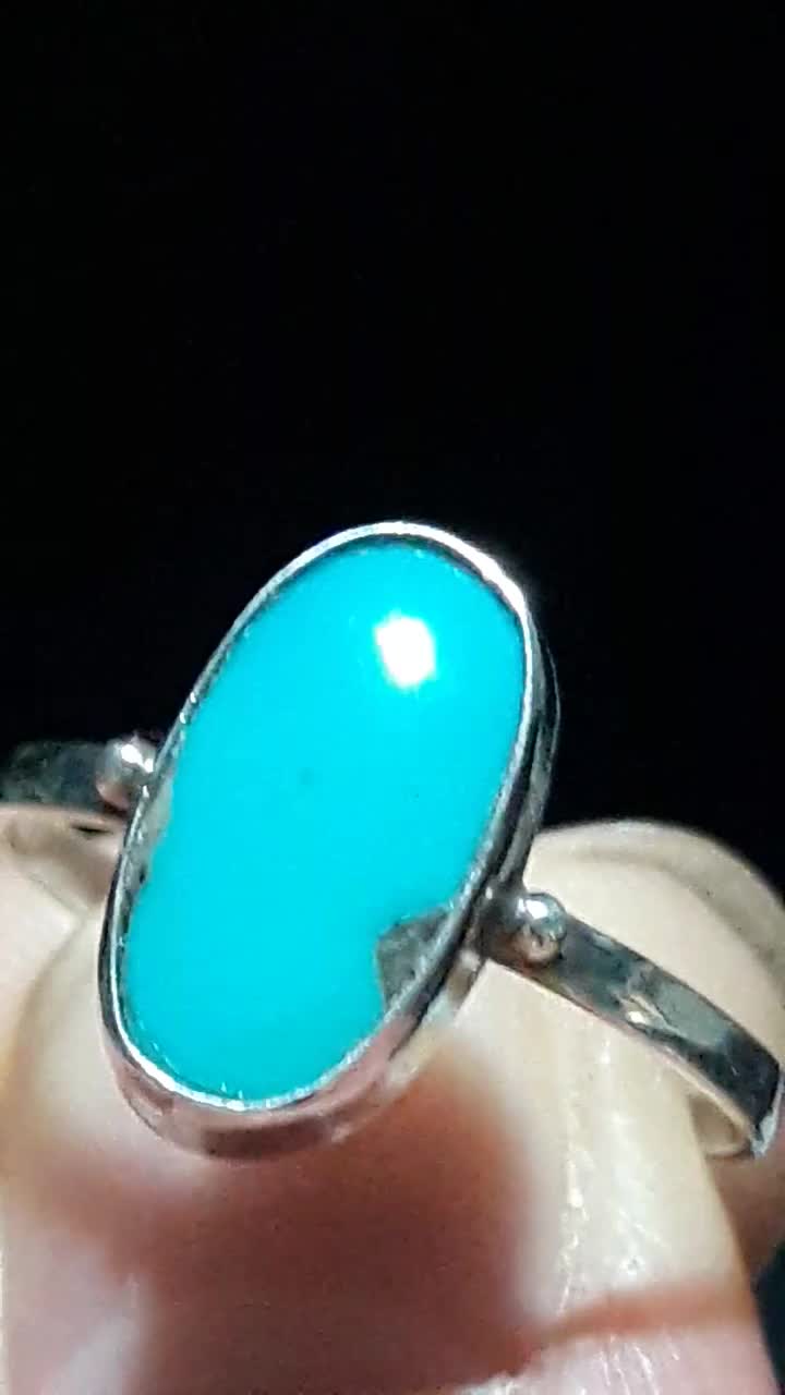 فیروزه قدیمی و پاک نیشابور رکاب ظریف زنانه|جواهرات|پرند, فاز ۶|دیوار