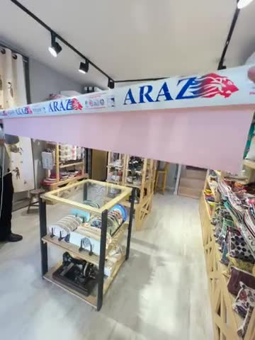 پرده شیدرول لوگو مناسب اداری و تجاری|پرده، رانر، رومیزی|شیراز, خلیلی|دیوار