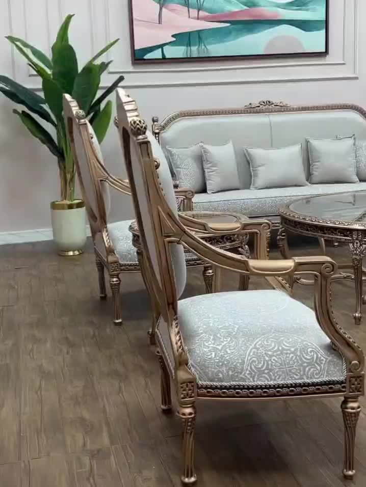 مبل فرانسوی کوئین کارلو کینگ|مبلمان خانگی و میز عسلی|قم, کاسه گران|دیوار