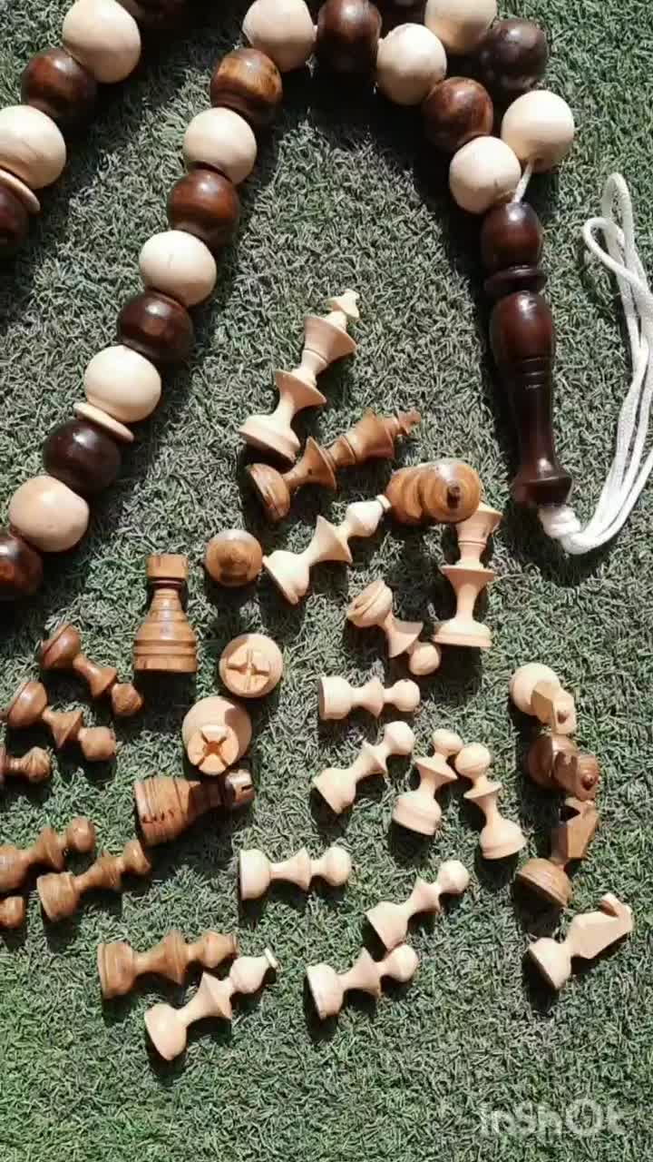 تخته نرد و مهره شطرنج چوبی|اسباب‌‌بازی|رشت, هلال احمر|دیوار