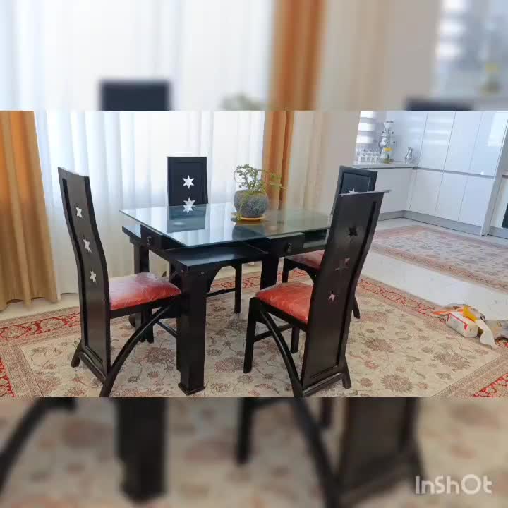 میز ناهار خوری چهار نفره|میز و صندلی غذاخوری|قرچک, شهرک طلائیه|دیوار