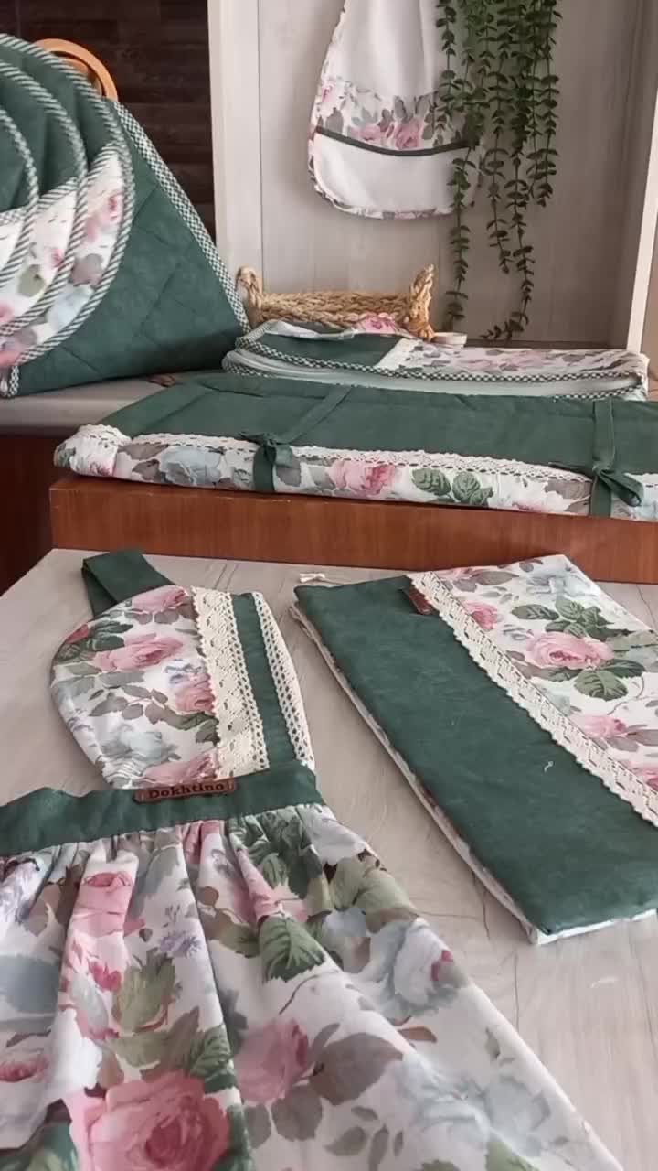 سرویس آشپزخانه دوختینو ،پارچه ترک +شرایط اقساطی|سفره، حوله، دستمال آشپزخانه|مشهد, ولیعصر (شهرک غرب)|دیوار