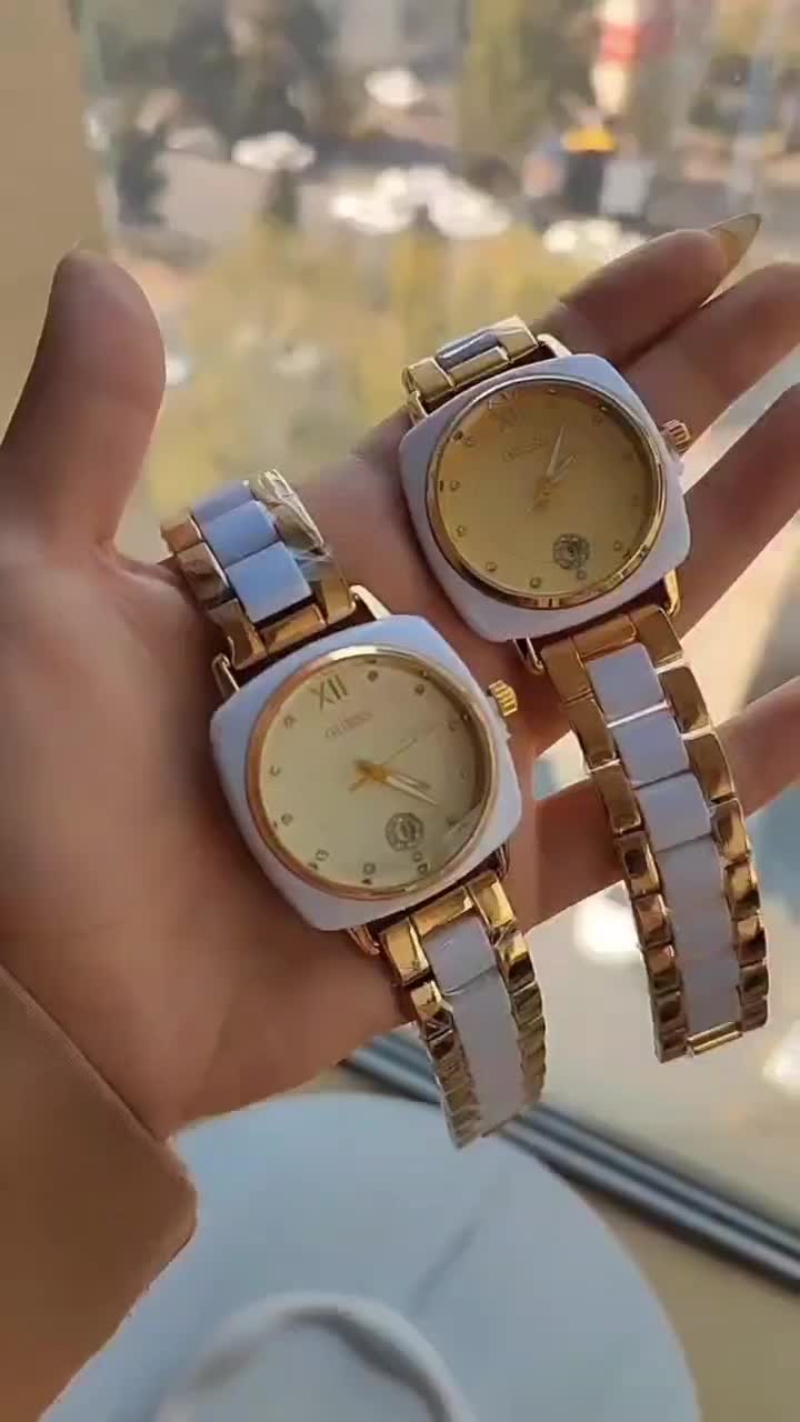 ساعت زنانه طرح سرامیکی مارک GUESS 95010006264|ساعت|تبریز, |دیوار