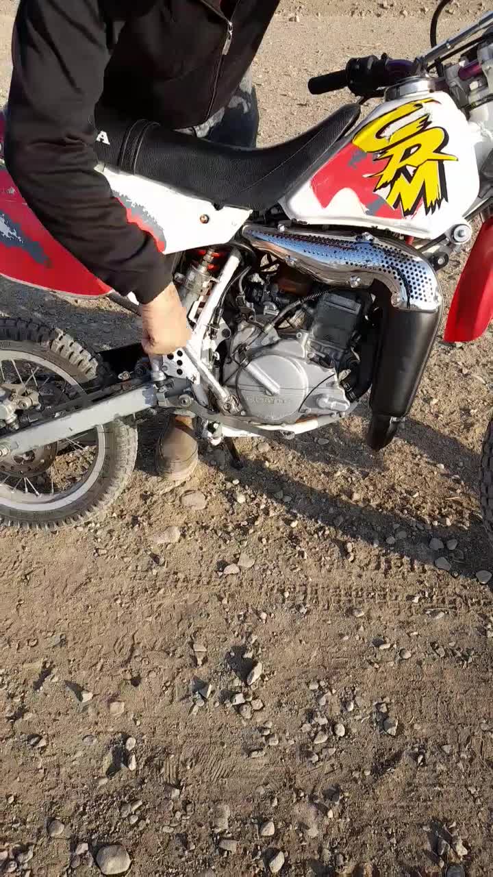 مینی کراس دوزمانه crm 80cc. yz. Honda.cr|موتورسیکلت|محمدیه-قزوین, |دیوار