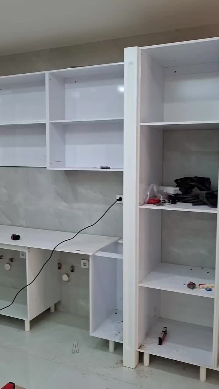 کابینت کمد دیواری تی وی جاکفشی و...|کتابخانه، شلف، قفسههای دیواری|کارون, |دیوار