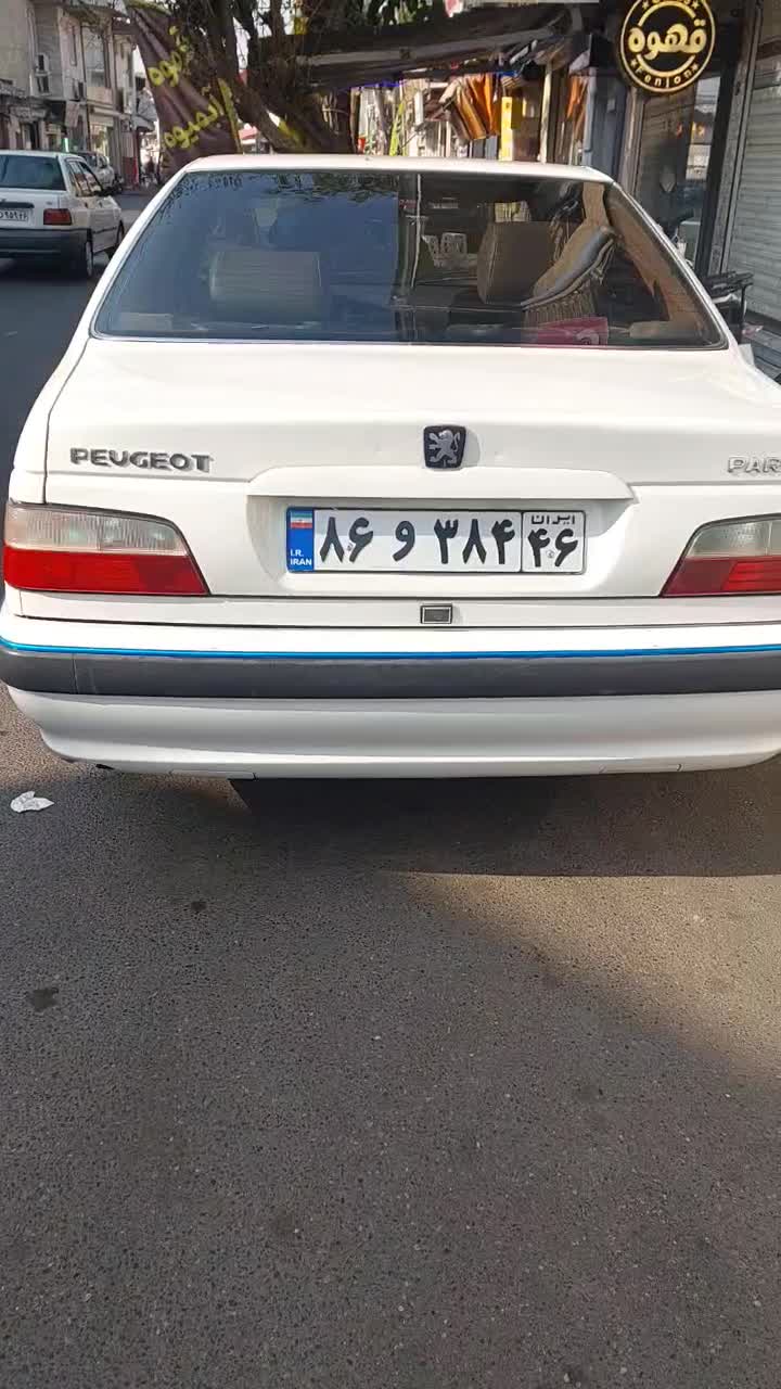 پژو پارس مدل ۸۹سفید|خودرو سواری و وانت|رشت, کوی فکوری|دیوار