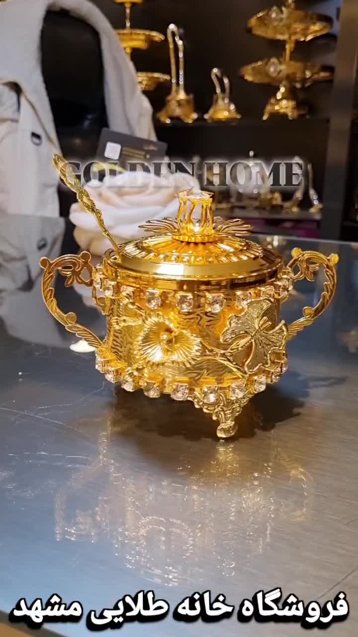 قَندانِ آبطلا۲۴اماراتی نگین الماسی درشت وارداتی|ظروف سرو و پذیرایی|مشهد, سلام|دیوار