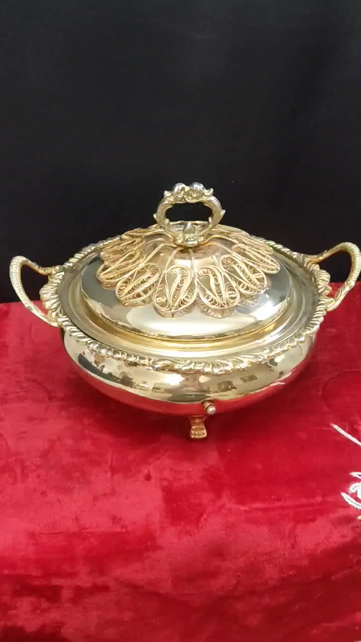 ظروف برنجی کهنه قدیمی|صنایع دستی و سایر لوازم تزئینی|تهران, فردوس|دیوار