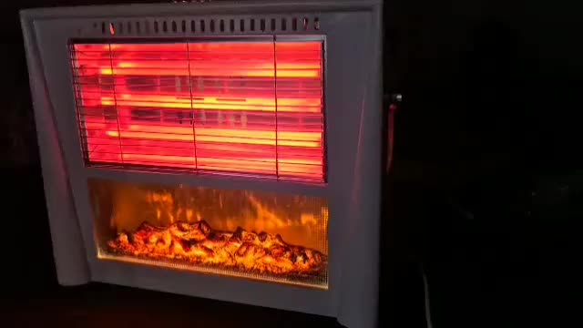 بخاری برقی شومینه)(جدید)|بخاری، هیتر، شومینه|تبریز, |دیوار