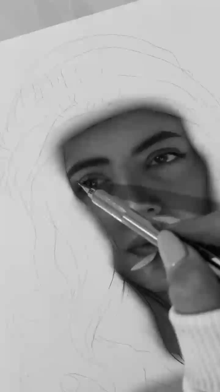 طراحی نقاشی چهره هدیه روز زن/ یلدا|تابلو، نقاشی، عکس|شیراز, شیمی گیاه|دیوار