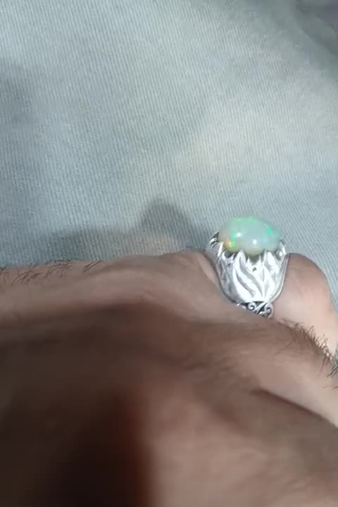 اوپال آیینه کاری هشت قیراط پانزده میلیون تومان|جواهرات|شیروان (خراسان), |دیوار