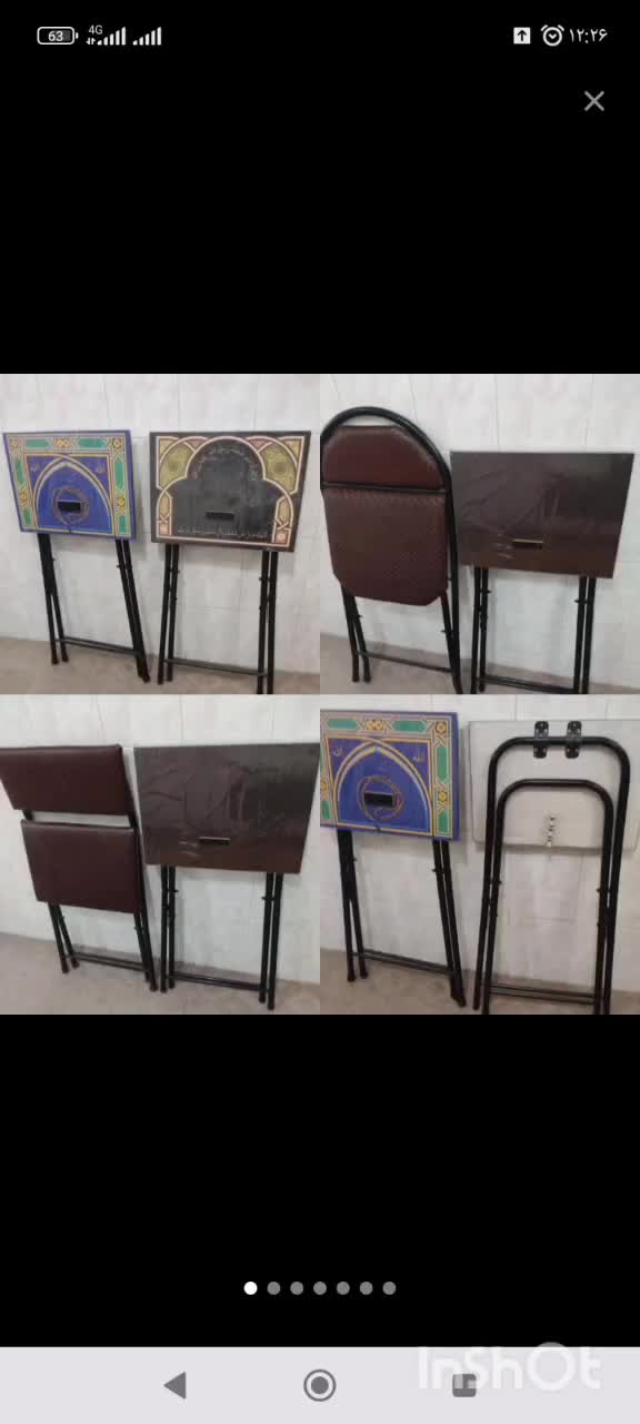 میز نماز و صندلی تاشو ساده و طرحدار و باکسدار|صندلی و نیمکت|قم, آذر (نکویی)|دیوار