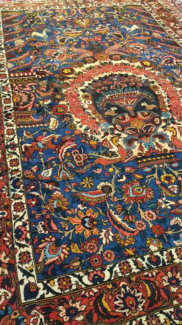 فرش ۶ متری بختیاری آنتیک|فرش|تهران, حسینآباد|دیوار