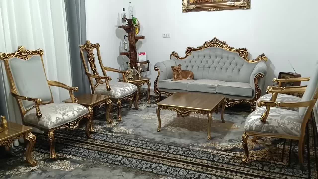 مبلمان سلطنتی 7نفره|مبلمان خانگی و میز عسلی|کرمانشاه, |دیوار