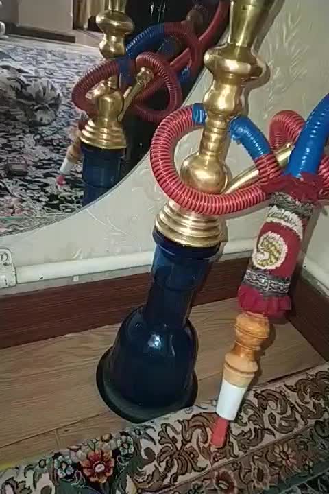 قلیان برنجی دوسیب|کلکسیون و سرگرمی|گلستان (تهران), |دیوار