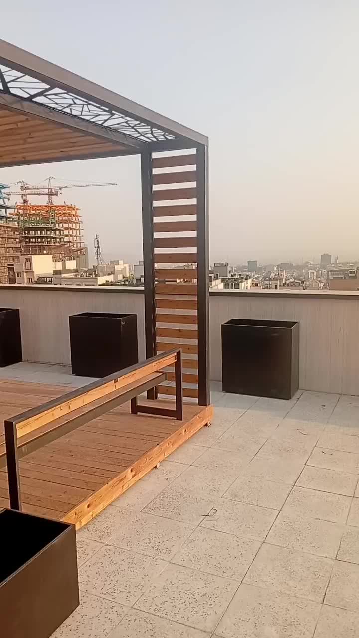 اجرای شیروانی شینگل فلاشینگ روف گاردن چوب ترمو|خدمات پیشه و مهارت|تهران, باشگاه نفت|دیوار