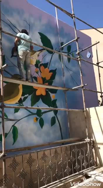 نقاشی روی دیوار|خدمات پیشه و مهارت|ابرکوه, |دیوار