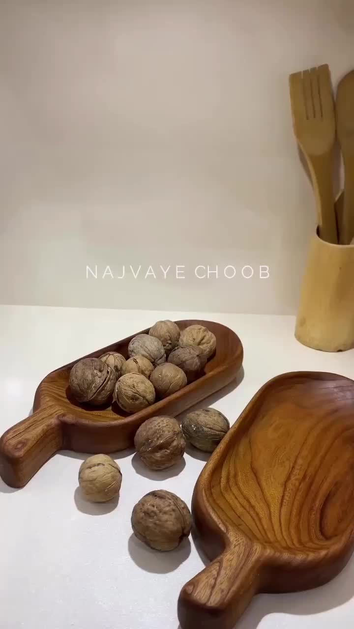 ظروف چوبی دست ساز|ظروف سرو و پذیرایی|آق قلا, |دیوار