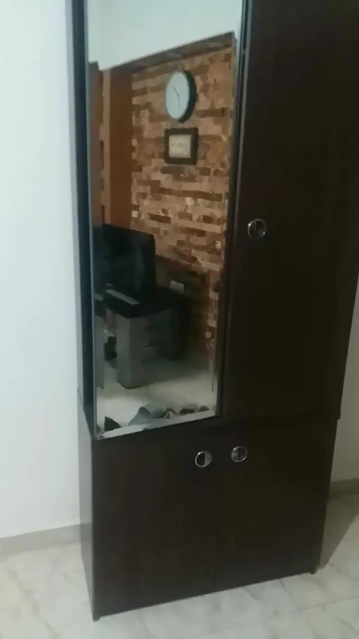 جالباسی آئینه کریستال چرخون وجاکفشی سه طبقه نو|جاکفشی، کمد، دراور|بومهن, |دیوار