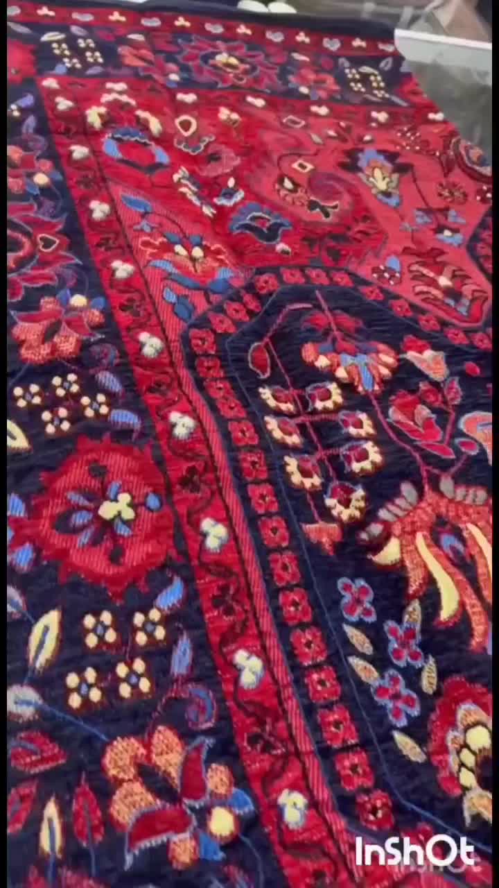 روفرشی وزیر سفره مخمل بافت|روفرشی|تبریز, |دیوار