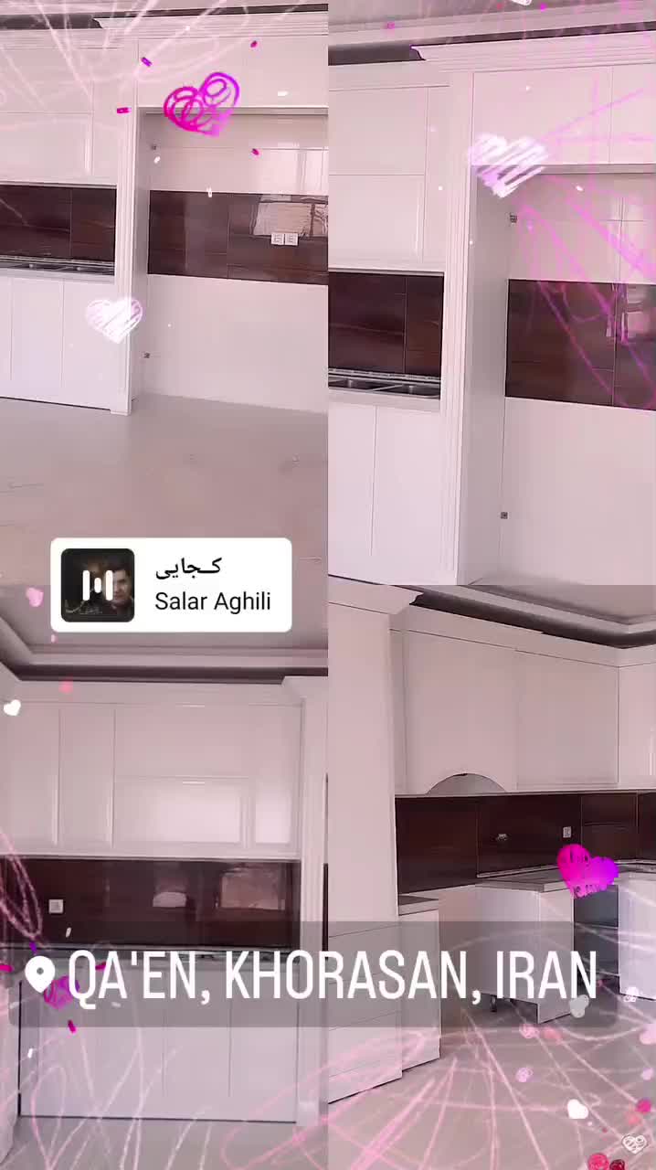 رنگ آمیزی انواع کابینت روکش چوب وخام|خدمات پیشه و مهارت|قائن, |دیوار