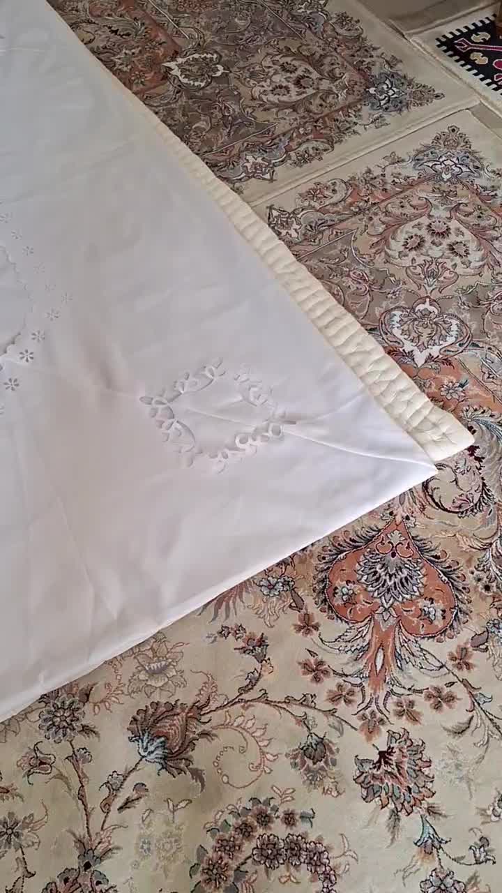 لحاف نونو داخل بارالیاف با رویه مخمل باملحفه نو|رختخواب، بالش، پتو|نوشهر, |دیوار