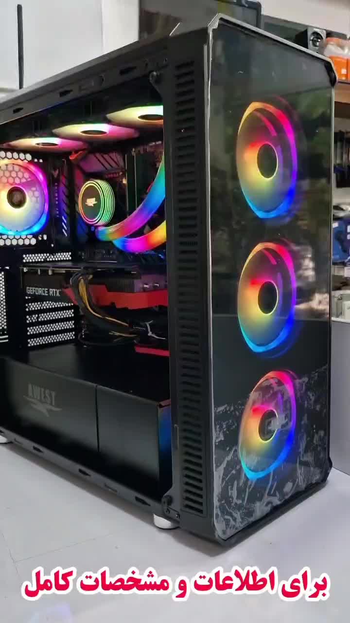 کیس گیمینگ cpu i7 نسل ۱۲ سری K با گرافیک ۳۰۷۰|رایانه رومیزی|بجنورد, |دیوار