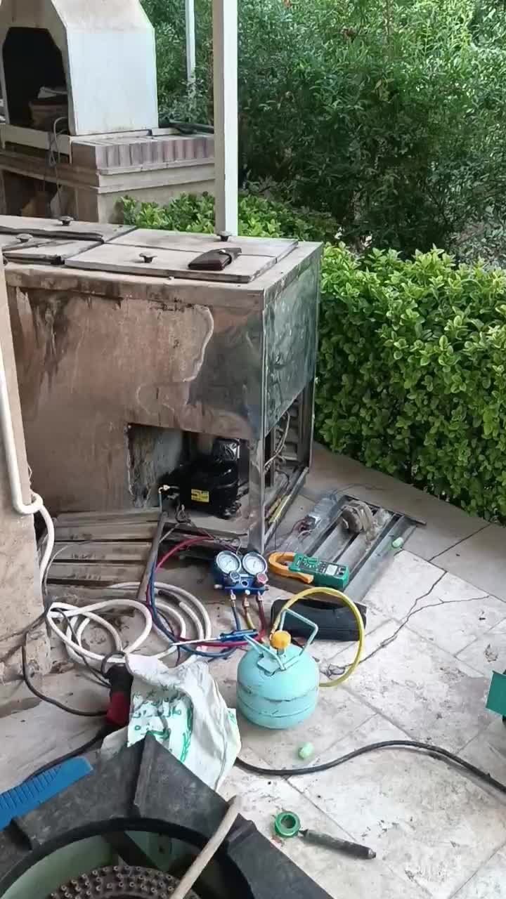 کمپرسور کارکرده آکبند یخچال فریزر صندقی|یخچال و فریزر|فردیس, ثابتی|دیوار