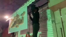 نصاب تابلو تابلوسازچنلیوم حروف برجسته ال ای دی بنر|خدمات پیشه و مهارت|مشهد, عبادی|دیوار