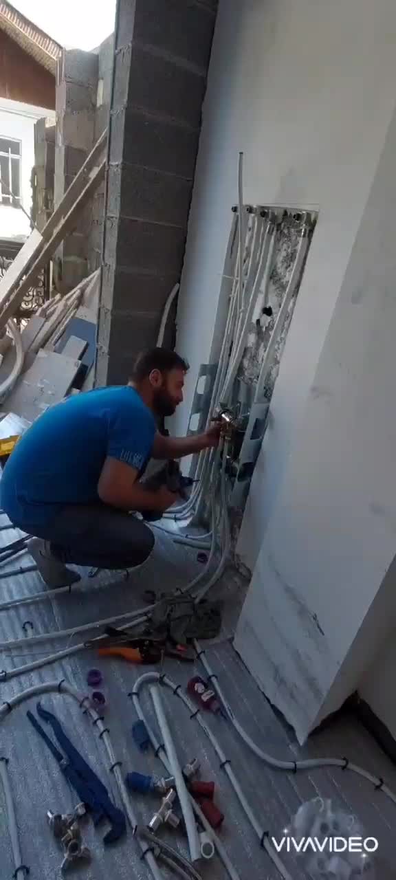 تاسیسات لوله کشی ساختمان|خدمات پیشه و مهارت|خشکبیجار, |دیوار