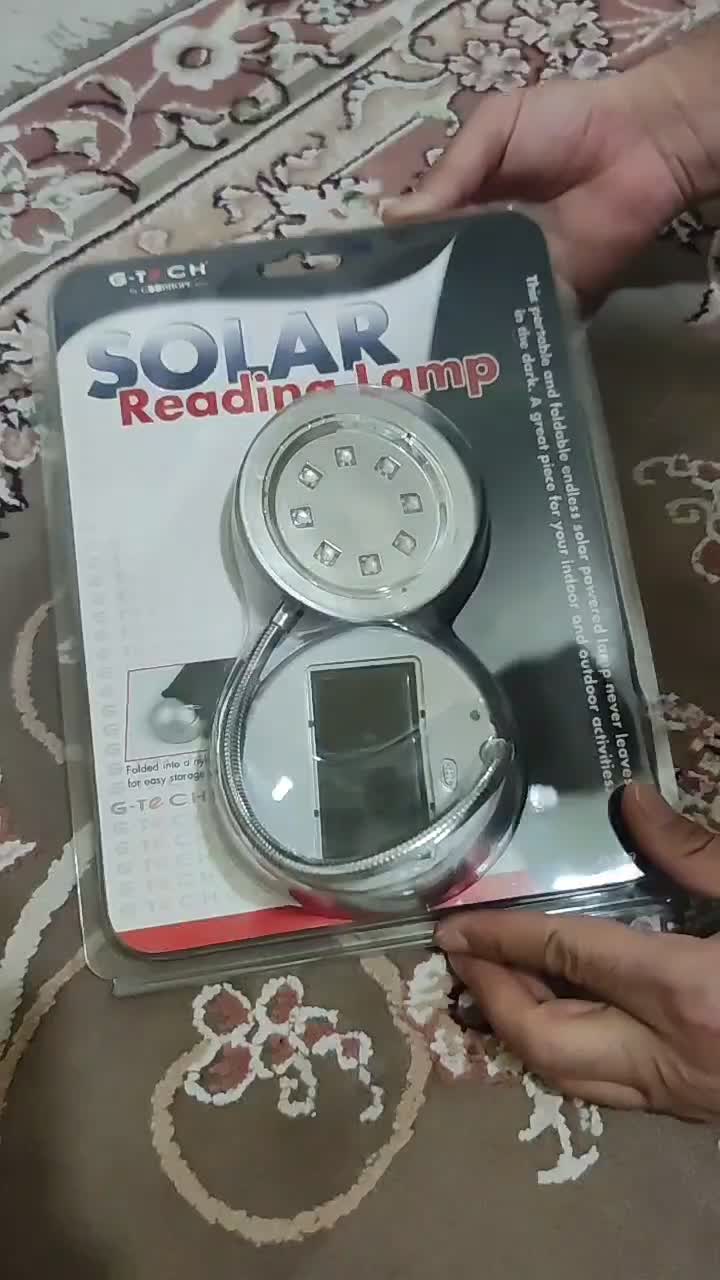 چراغ مطالعه «شارژی،خورشیدی»|چراغ خواب و آباژور|سنقر, |دیوار