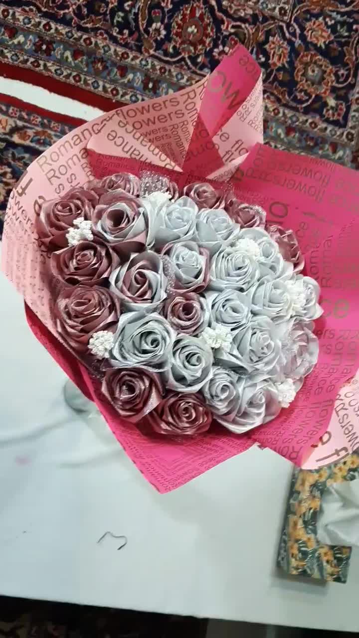 گل ربانی زیبا|گل مصنوعی|اصفهان, شاهد|دیوار