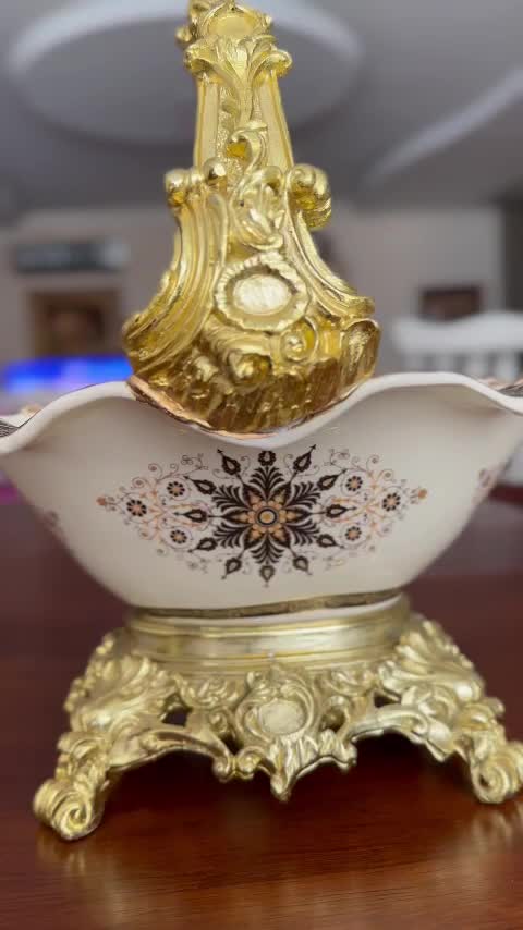 کشکول زینک چین طلاکوب|ظروف سرو و پذیرایی|تهران, امانیه|دیوار