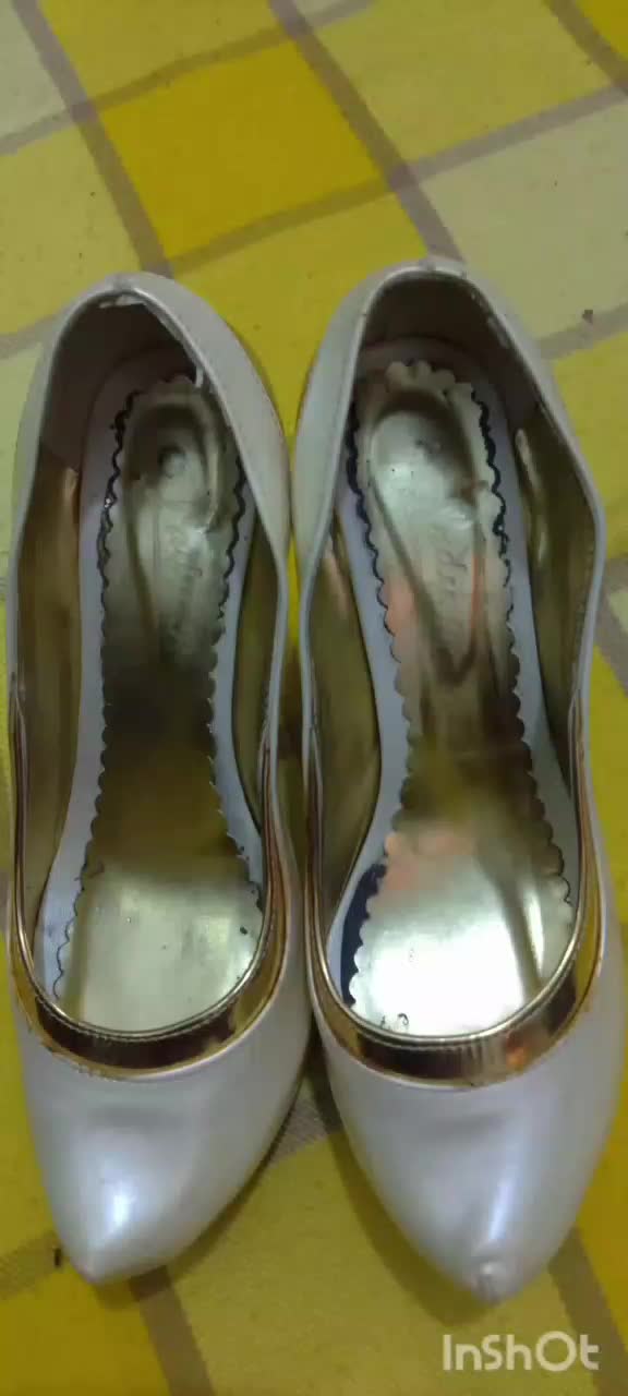 کفش سفید پاشنه بلند|کیف، کفش، کمربند|سمنان, |دیوار