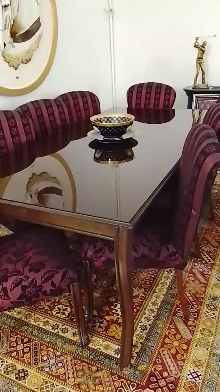 مبلمان و سرویس ناهارخوری ۸نفره بوفه فرش|مبلمان خانگی و میز عسلی|شاهین‌شهر, بنیاد ازدواج|دیوار