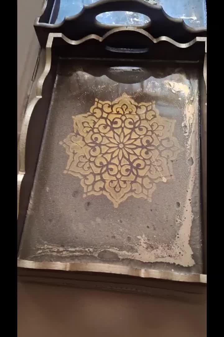 سینی چوبی اصل با کیفیت|ظروف سرو و پذیرایی|یاسوج, |دیوار