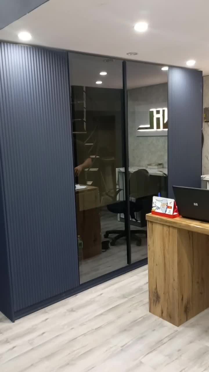 کمد دیواری نمایشگاهی درب فریم لس و وکیوم|جاکفشی، کمد، دراور|پردیس, سیاه سنگ|دیوار