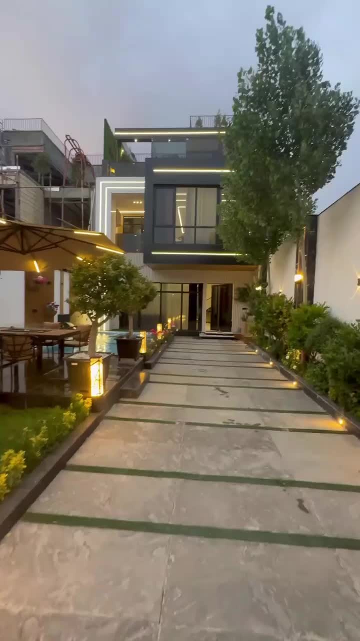 سیمانکاری نما و باغ ویلا. سنگ و سرامیک|خدمات پیشه و مهارت|ماهدشت, |دیوار