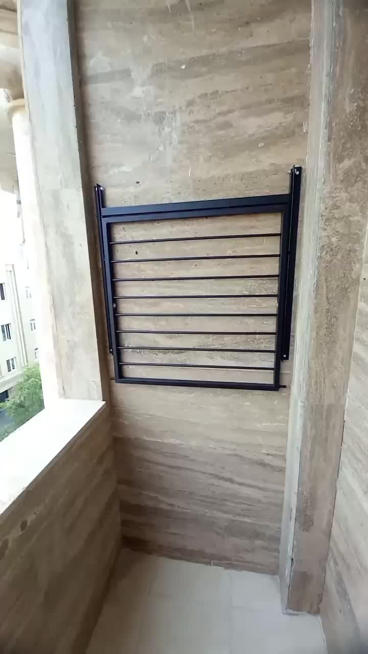 بند رخت دیواری تاشو باز شو|بندرخت و رخت‌آویز|پاکدشت, |دیوار