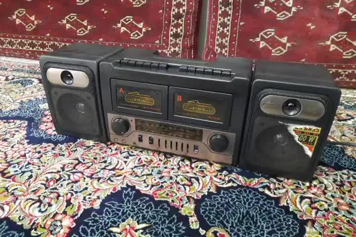 رادیو ظبط استریو سیلور در حدآکبند همراه با کارتون|سیستم صوتی خانگی|تهران, شهید فکوری|دیوار