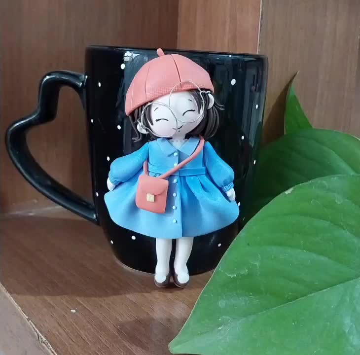 ماگ عروسکی|صنایع دستی و سایر لوازم تزئینی|مشهد, مصلی (کارمندان اول)|دیوار