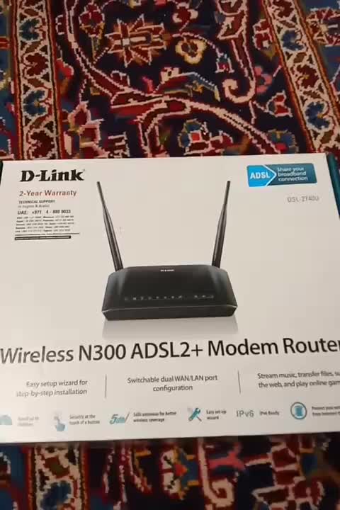 مودم وایرلس n300 دیلینک|مودم و تجهیزات شبکه|تهران, نیلوفر|دیوار