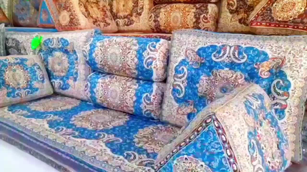 سرویس پشتی ترمه مدل بته جغه سنتی|پشتی|مشهد, وکیل‌آباد|دیوار