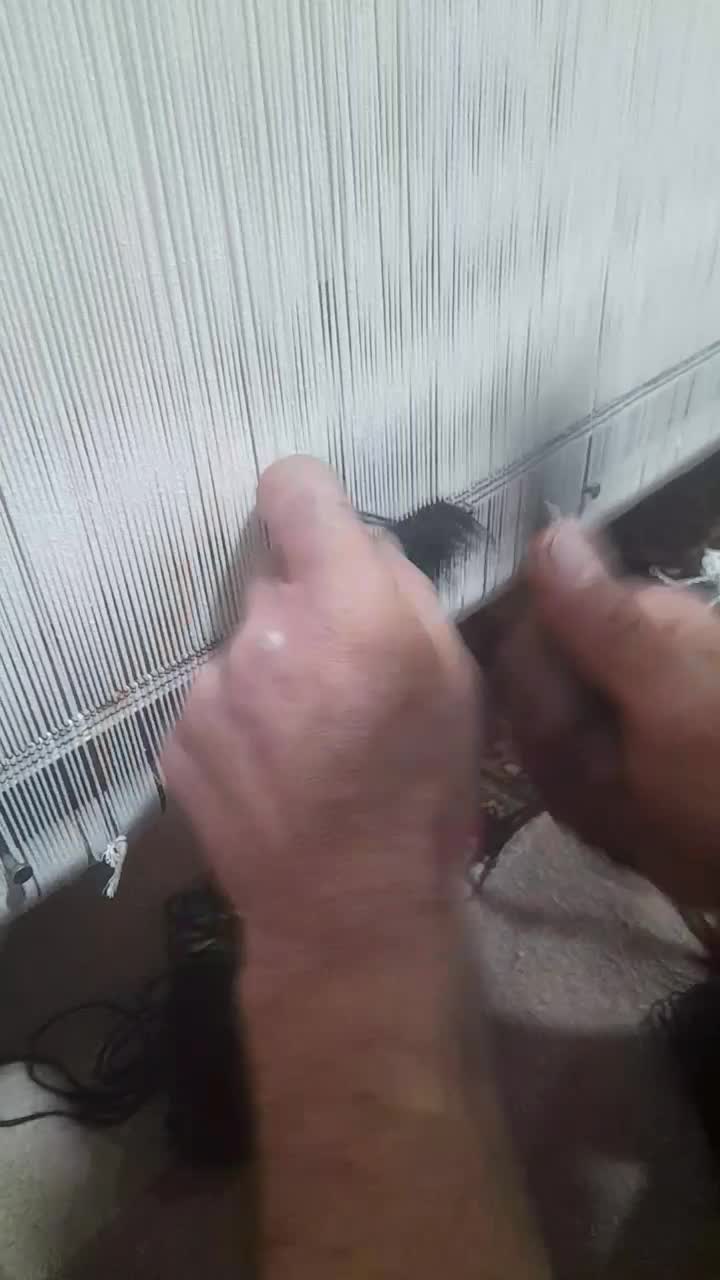 یک جفت فرش ۹ متری دستباف در کل ۱۸ متری رنگ سرمه ای|فرش|خوی, |دیوار