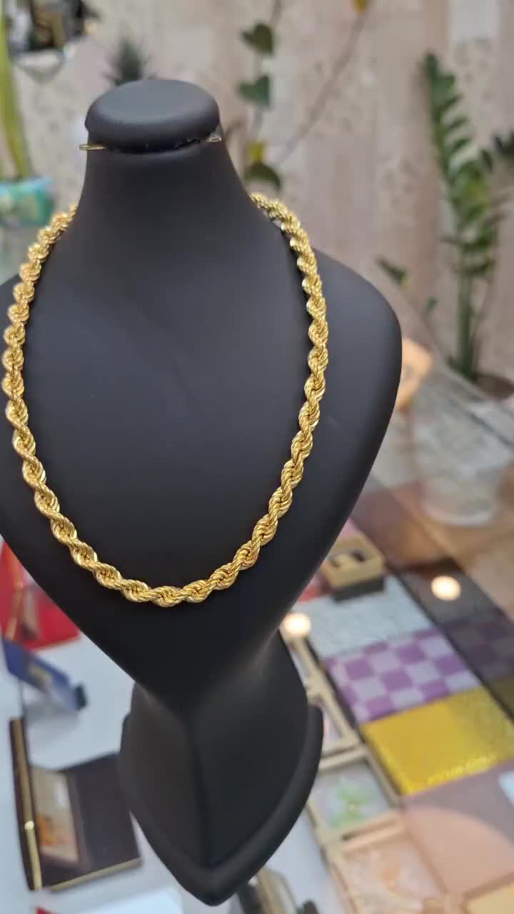 گردنبند طنابی بدون اجرت و مالیات فقط با ۶ درصد|جواهرات|رشت, فلسطین|دیوار