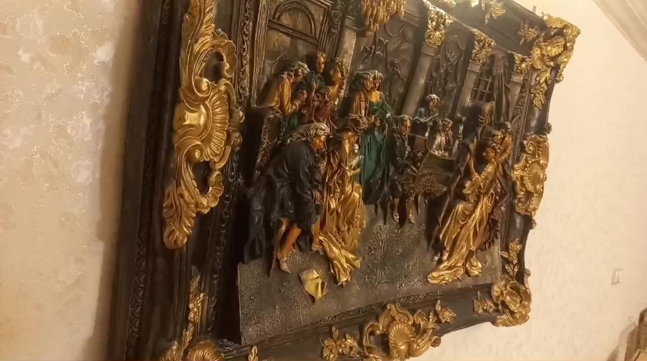 قاب بزرگ رزین سه بعدی|تابلو، نقاشی، عکس|اصفهان, طامه|دیوار